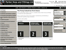 Tablet Screenshot of parker-hose-catalogue.co.uk